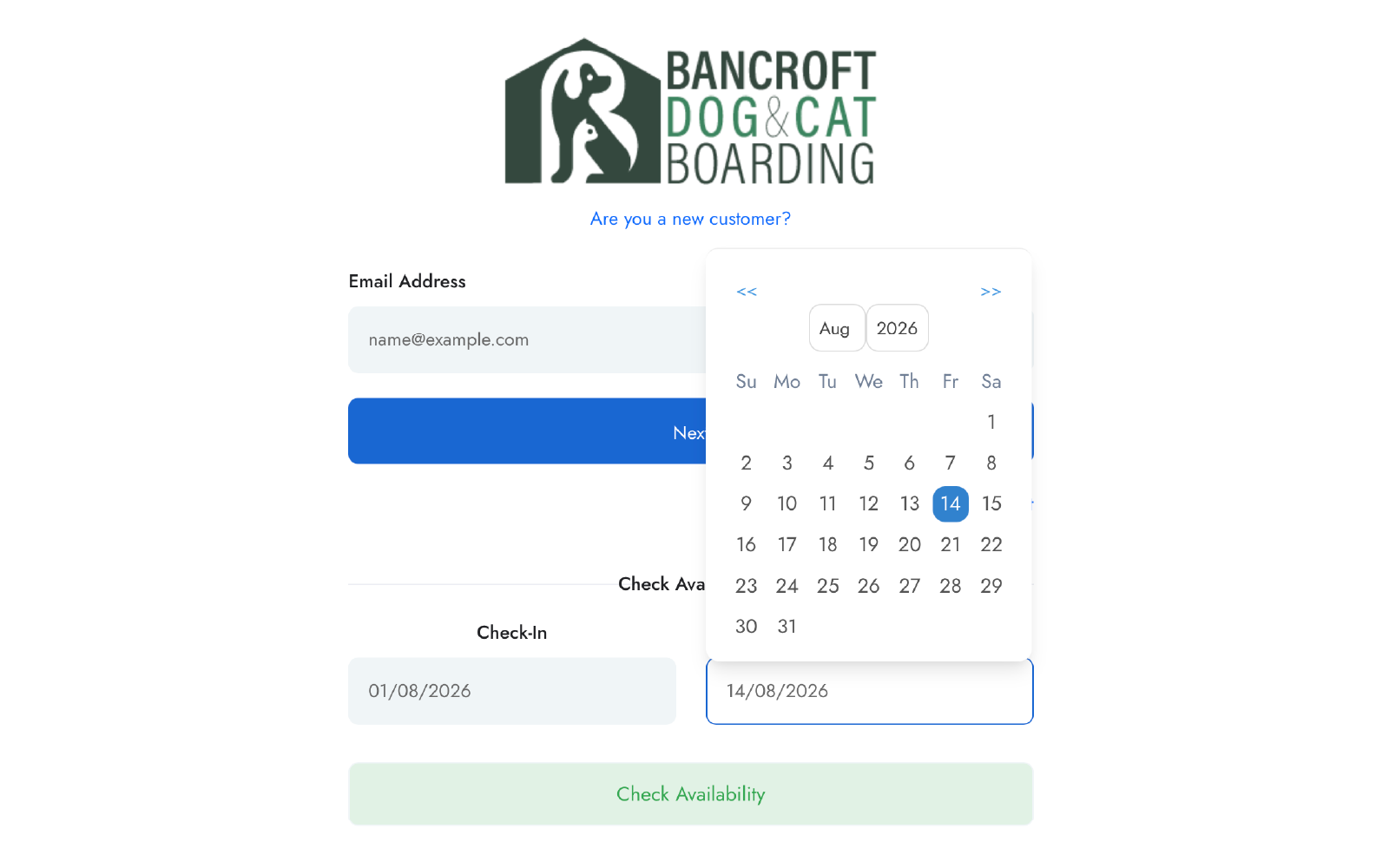 Bancroft Kennels project screenshot