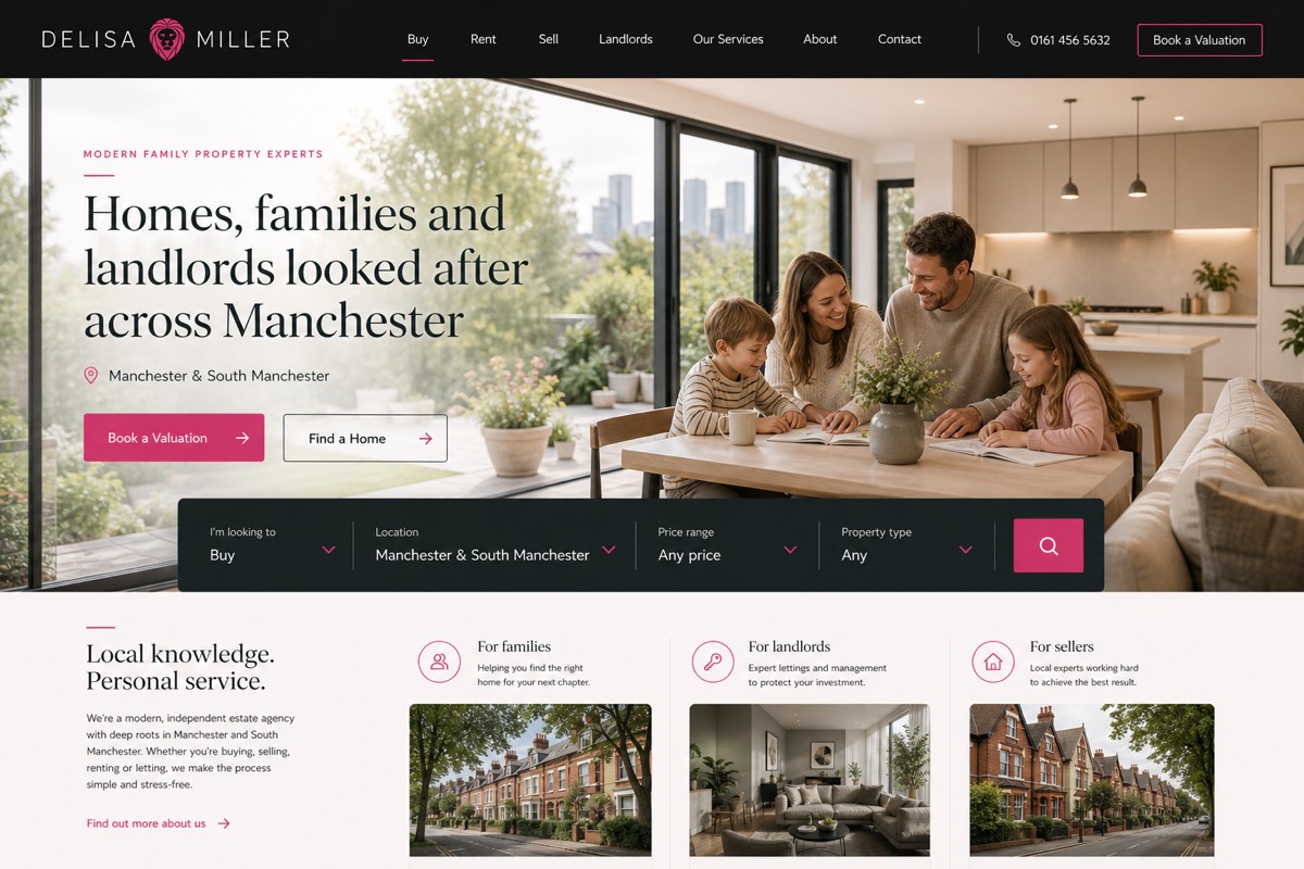 Modern Family Property Experts concept for Delisa Miller